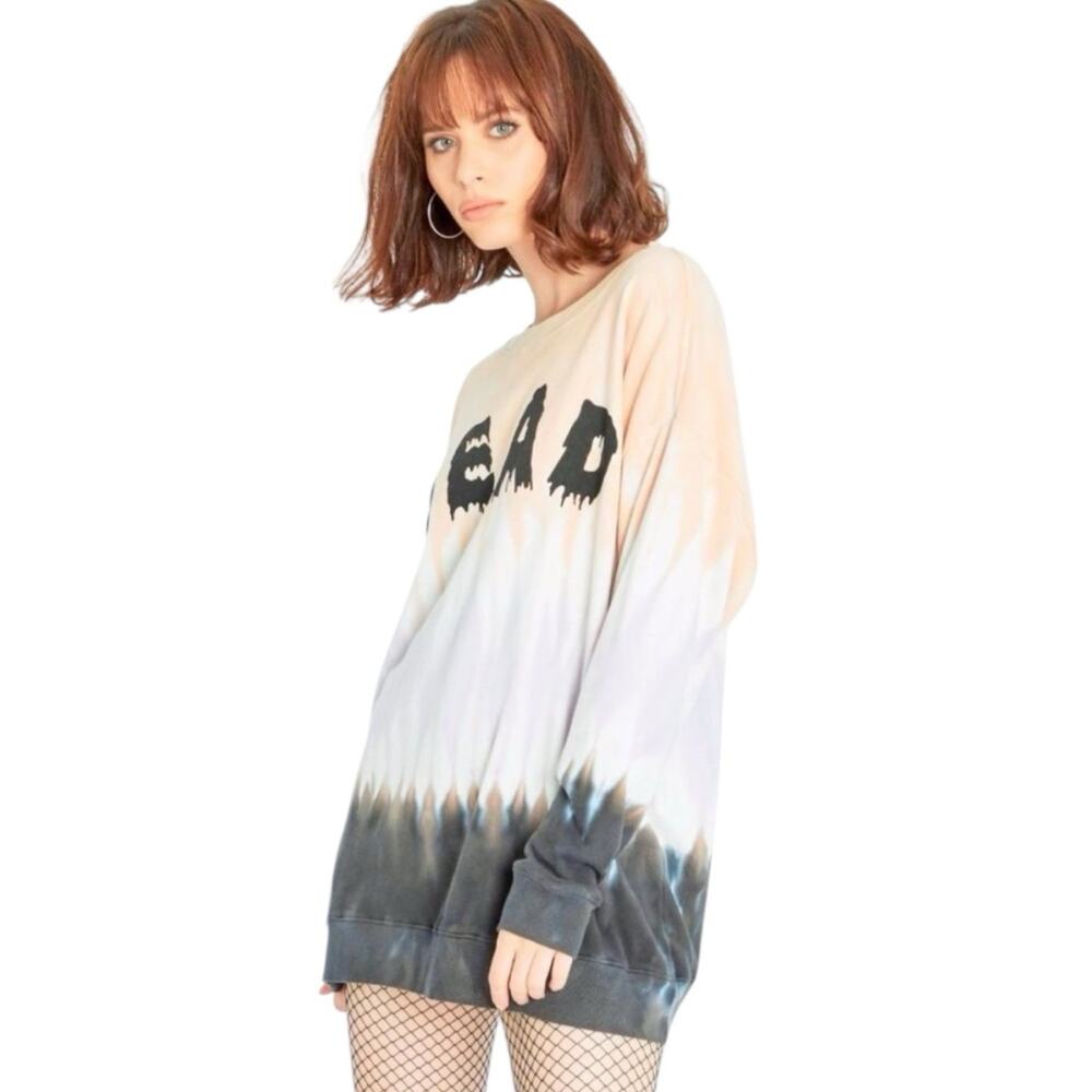 Wildfox Oversized‎ Sweatshirt Dead Ombre Small Loungewear